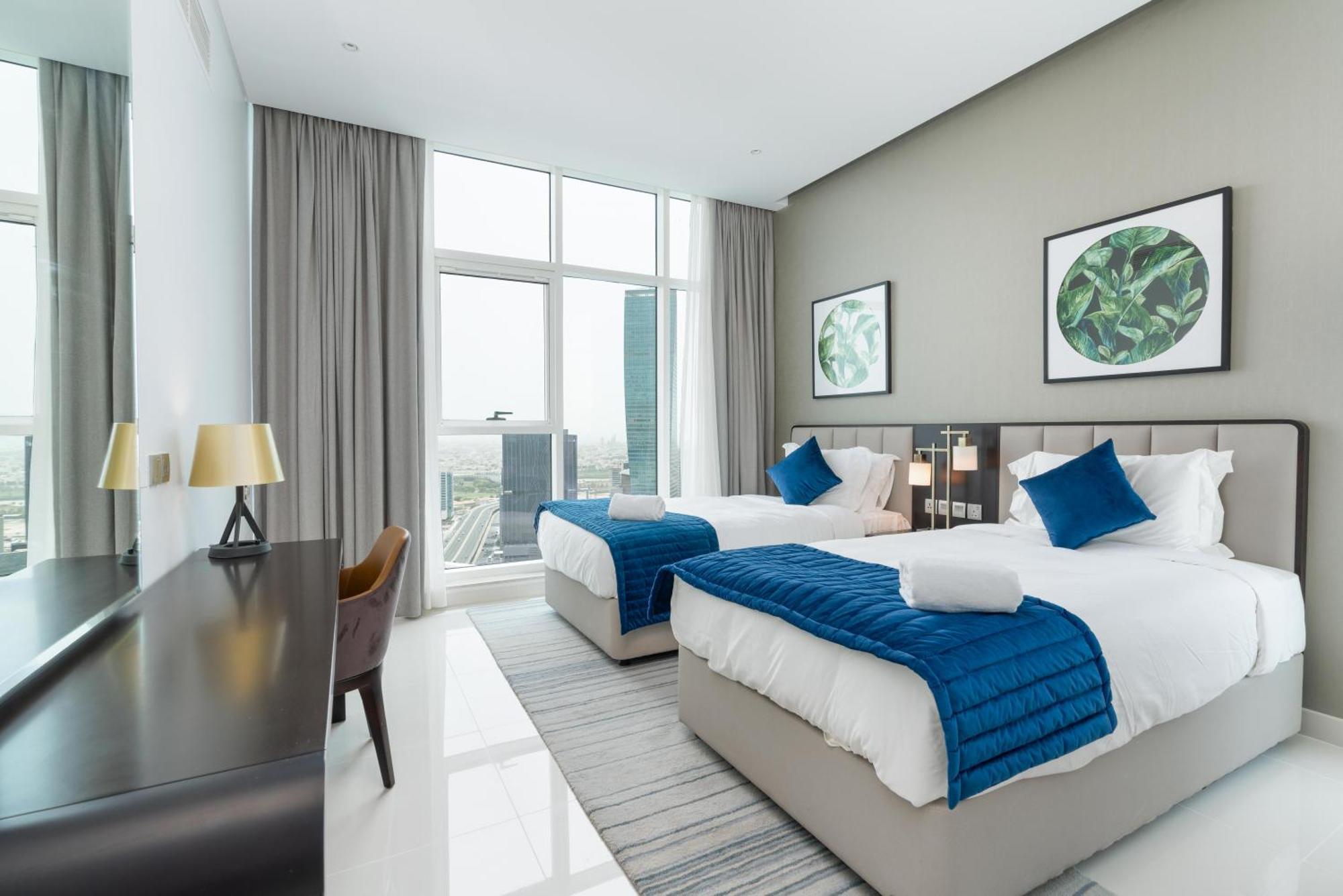 From Rush To Calm -2br Retreat In Damac Prive Apartment *